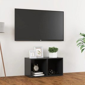 Comoda TV, gri, 72x35x36,5 cm, PAL 1, Gri, 72 x 35 x 36.5 cm
