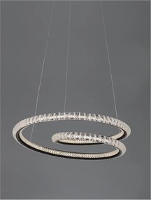 Lustra LED suspendata moderna design elegant GINEVRA 45W