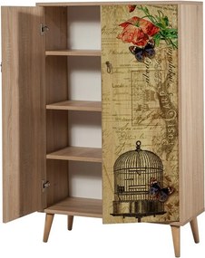 Dulap Mega Sonoma Oak Roses