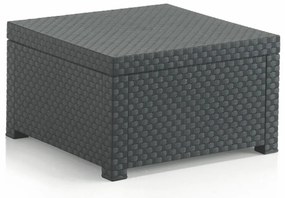 Măsuță de cafea pentru grădină din ratan artificial 56x56 cm – Juinsa