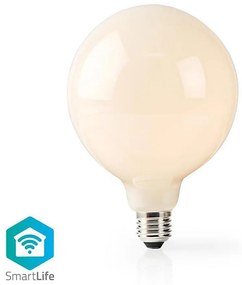 Nedis WIFILF11WTG125 − LED Dimmabil inteligent bec G125 E27/5W/230V