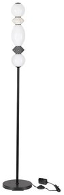 Lampadar LED decorativ ceramica gri, alb, PALLINA