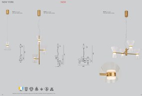 Pendul LED design modern NEW YORK