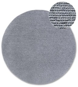 Covor gri țesut manual rotund din lână ø 160 cm Francois – Villeroy&amp;Boch