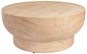 Măsuță de cafea în culoare naturală rotundă cu aspect de piatră ø 80 cm Noble – Zuiver