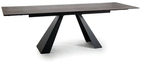 Masa de bucaterie Salvadore II, 160 x 90 cm, maro inchis