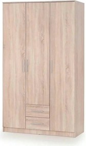 Dulap LIMA S-3, stejar sonoma, PAL laminat, cu 3 usi si 2 sertare, 120