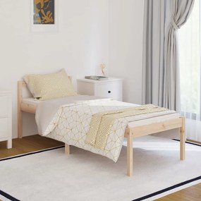 810599 vidaXL Pat pentru seniori, 90x200 cm, lemn masiv de pin