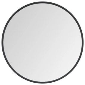 Oglindă de perete, negru, 60 cm