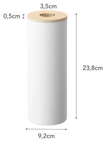 Suport pentru șervețele din metal alb Rin – YAMAZAKI