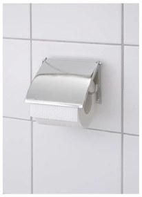 Suport de perete pentru hârtie igienică, din inox Wenko Cover
