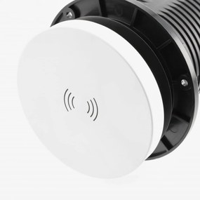 Priza incorporabila turn, 2 prize schuko, USB A+C, incarcare Wireless 10 W, lumina de veghe, cablu 1.5 m, alba, GTV
