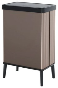 Coș de gunoi roz cu senzori de atingere din plastic reciclat 54 l Verto High – Curver