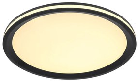 Plafoniera LED design modern Belissa negru, opal
