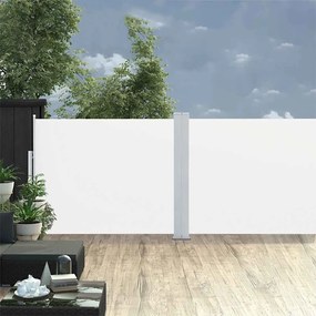 vidaXL Copertină laterală retractabilă de terasă, crem, 170 x 1200 cm