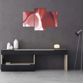 Tablou - Floare abstractă roșie N⁰3 (90x60 cm)