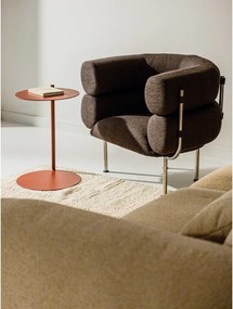 Măsuță auxiliară rotundă din oțel 41x40 cm Ande – noo.ma