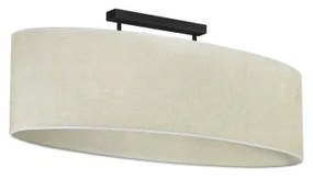 Lustră aplicată Duolla OVAL 2xE27/15W/230V gri