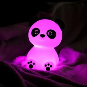 Lampă LED RGB tactilă dimabilă pentru copii MegaLight PADDY PANDA LED/5V