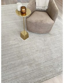 Covor crem din lână 120x180 cm Calisia M Ribs – Agnella