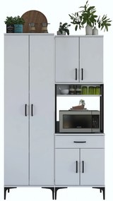Set dulapuri bucătărie Jenaretta 20 (alb + negru). 1107092