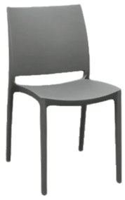 Set 4 scaune POLI -HORECA-POLIPROPILENA - GRI