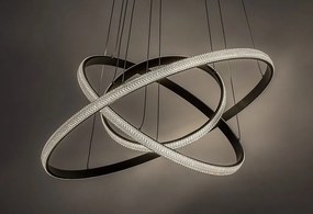 Lustra suspendata cu 3 inele LED Grete 80cm