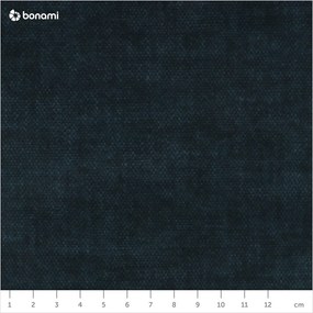 Pat matrimonial 160x200 cm albastru închis tapițat cu spațiu de depozitare cu somieră Jade – Bobochic Paris