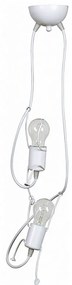 Pendul design modern minimalist BOBI II alb 538/2 EMB