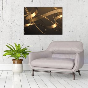 Tablou - Panglici de bronz (70x50 cm)