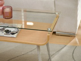 Măsuță de cafea Largus (stejar + gri). 1111644