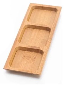 Set 2 boluri servire din bambus Bambum Almeria, 18 cm