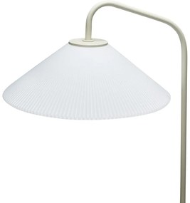 Lampadar crem cu abajur din sticlă (înălțime 158 cm) Solid – Hübsch