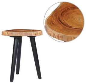 vidaXL Măsuță de cafea, 40 x 45 cm, lemn masiv de tec