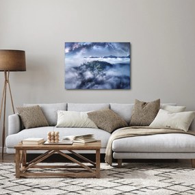 Tablou pădurii în ceață (70x50 cm)