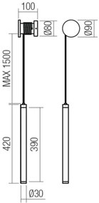 Redo 01-3301 - Aplică de perete LED SWING, reglabilă, 9W/230V, 3000/4000K, CRI 90, albă
