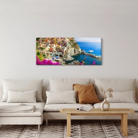 Tablou - Satul italian Manarola (120x50 cm)