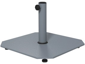 Outsunny Suport de umbrelă din metal 18,5 kg, Suport de umbrelă pătrat pentru umbrelă de 32/38/48mm | Aosom Romania