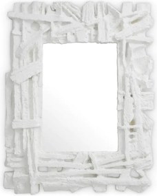 Oglinda decorativa LUX, Fibra de sticla, Alb, Masonic