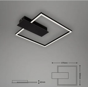 Plafonieră LED dimabilă NICO DUO LED/12W/230V Briloner 3544-015
