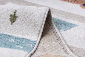 Covor FUN Polar pentru copii, străzi, pădure, cremă - SECUNDAR-COTATI PRODUSUL