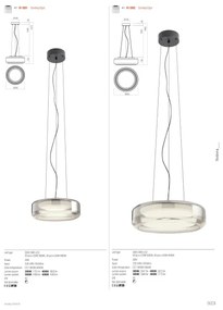 Lustră LED pe cablu Redo 01-3591 SOLERA LED/24W/230V CRI 93 3000/4000K d.35 cm