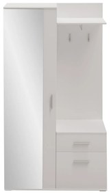 Mobilier hol Cless (Alb alpin) (cu oglindă). 1104705