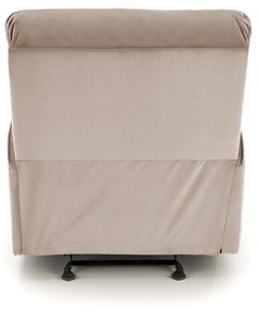 Fotoliu recliner Karim stofa bej H103 cm
