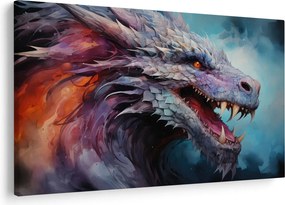 Tablou - Ilustrație a unui dragon (90x60 cm)