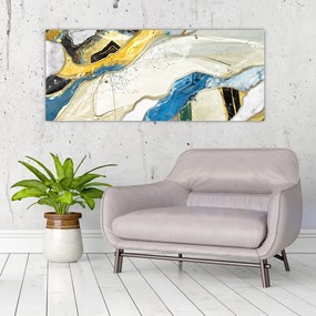 Tablou - Marmură colorată (120x50 cm)