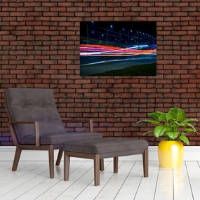 Tabloul orașului nocturn (70x50 cm)