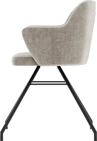 Fotoliu lemn masiv rotativ Spinner tapițat, 64 × 54 × 86 cm