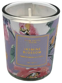 Lumanare parfumata JASMINE BLOSSOM, pahar sticla, 5x6 cm