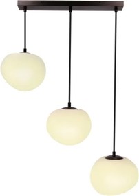 BRILAGI - Lustru suspendat pe cablu PEBBLES 3xE27/40W/230V negru